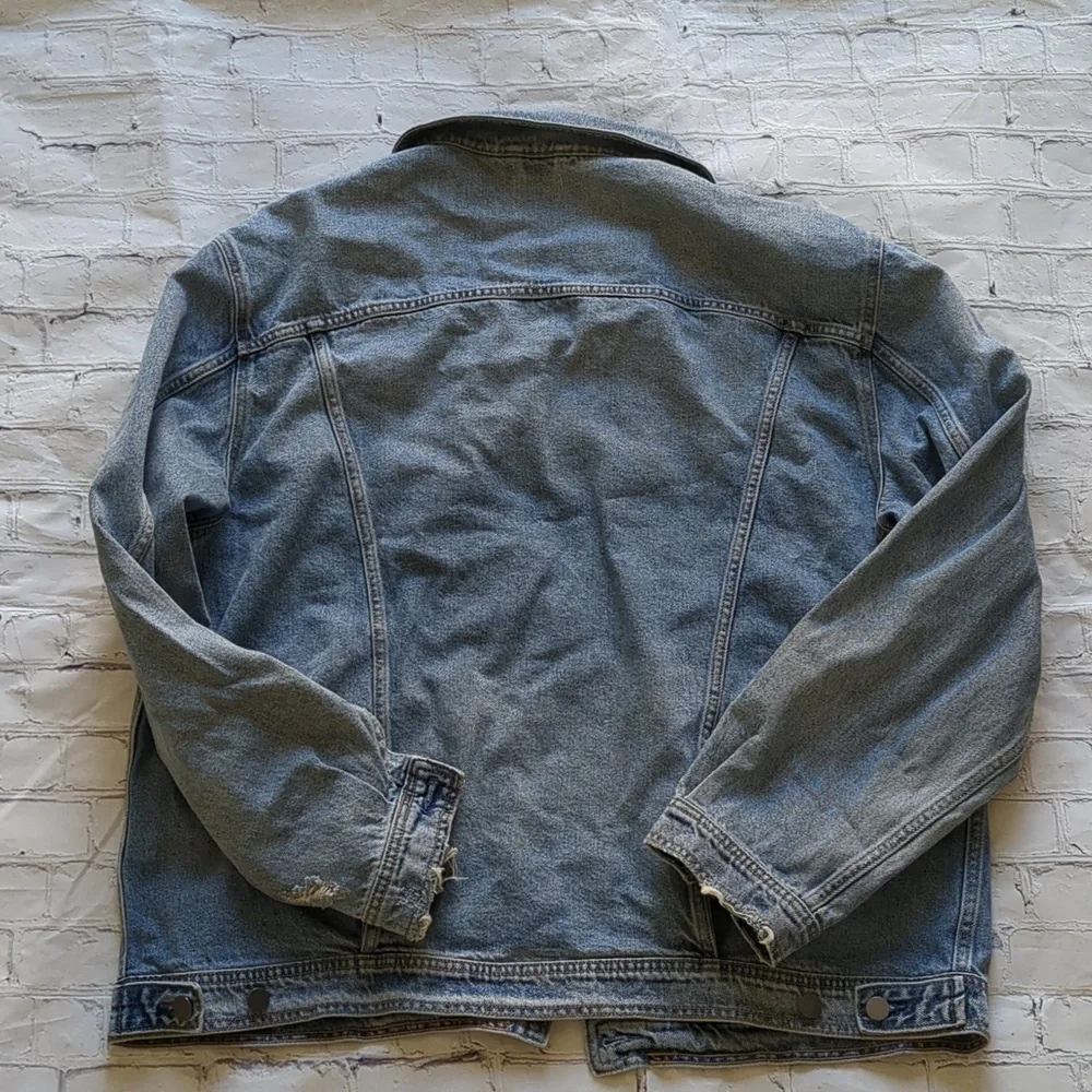 VICI Influencer Blue Denim Jacket, NWT, L - Picture 4 of 5